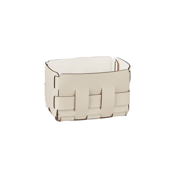 Контейнер ADJ Mini Bottega 1012.16/10 12х19 см, панна котта, белый