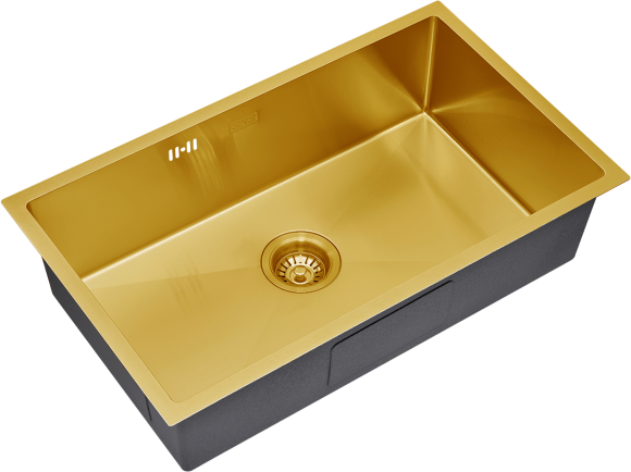 Мойка кухонная S.K.Sanitary SKS 7444 BRONZE с сифоном