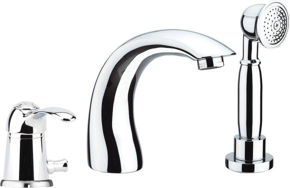 Смеситель на борт ванны Webert Aurora Aurora AU850701015 хром