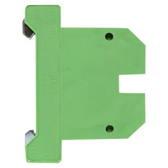 Колодка клеммная ЕК-6/40 JXB земля EKF plc-ek-6/40 Колодка клеммная ЕК-6/40 JXB земля EKF plc-ek-6/40