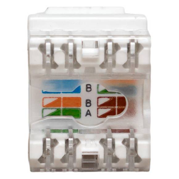 Модуль Keystone RJ45 кат.6 неэкранир. 110 IDC 180град. бел. TERACOM PRO EKF TRP-KSTN-180D-6UTP-WH Модуль Keystone RJ45 кат.6 неэкранир. 110 IDC 180град. бел. TERACOM PRO EKF TRP-KSTN-180D-6UTP-WH