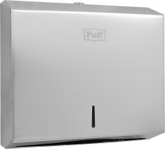 Диспенсер бумажных полотенец Puff 5610 хром матовый