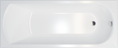 Акриловая ванна DIWO Углич без опоры 170x70 см, пристенная, белая