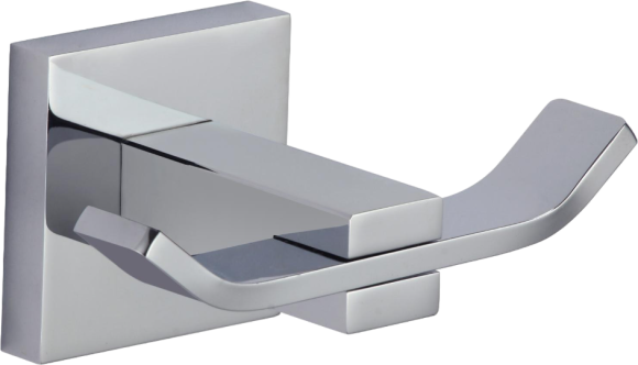 Крючок Savol 65 a S-06554A двойной, хром Крючок Savol 65 a S-06554A двойной, хром