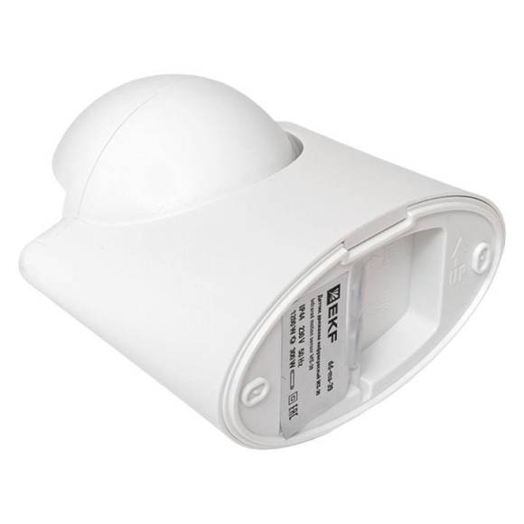 Датчик движения (ИК) MS-39 настен. 1200Вт 180град. до 12м IP44 EKF dd-ms-39 Датчик движения (ИК) MS-39 настен. 1200Вт 180град. до 12м IP44 EKF dd-ms-39