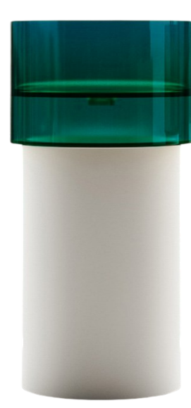 Раковина Abber Kristall AT2701White-Aquamarin белый, бирюзовый