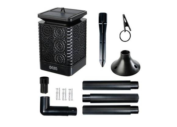 Светильник светодиодный SLR-S09 садовый IP44 арабеска эффект факела солнечная батарея ФАZА 5036574 Светильник светодиодный SLR-S09 садовый IP44 арабеска эффект факела солнечная батарея ФАZА 5036574