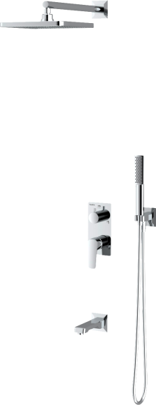 Душевой комплект Teska Ciera Pro AS3360 С ВНУТРЕННЕЙ ЧАСТЬЮ, хром
