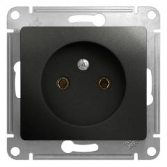 Розетка 1-м СП 1мод. Glossa 16А IP20 250В без заземл. механизм антрацит SE GSL000741 Розетка 1-м СП 1мод. Glossa 16А IP20 250В без заземл. механизм антрацит SE GSL000741