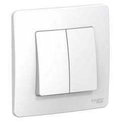 Выключатель 2-кл. СП Blanca 6А IP20 (сх. 5) 250В бел. SE BLNVS006501 Выключатель 2-кл. СП Blanca 6А IP20 (сх. 5) 250В бел. SE BLNVS006501