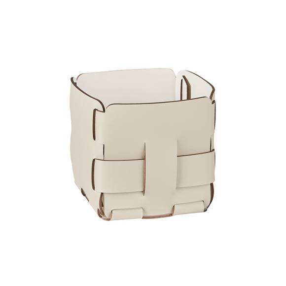 Контейнер ADJ Mini Bottega 1013.16/10 12х12 см, панна котта, белый