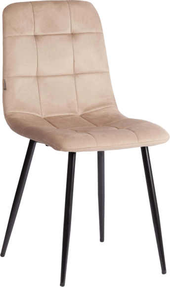 Комплект стульев TetChair Модерн Chilly (mod. JSC-220) велюр beige HLR8, ножки черные, 4 шт.