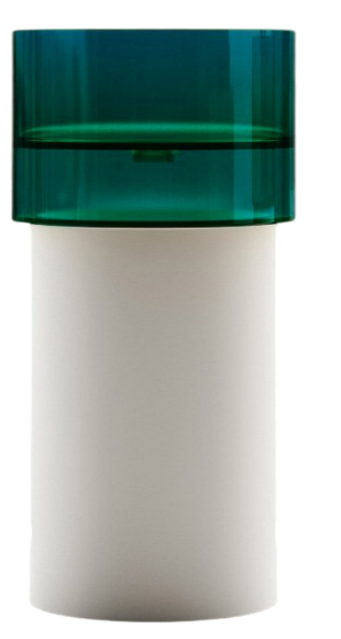 Раковина Abber Kristall AT2701White-Aquamarin-H белый, бирюзовый