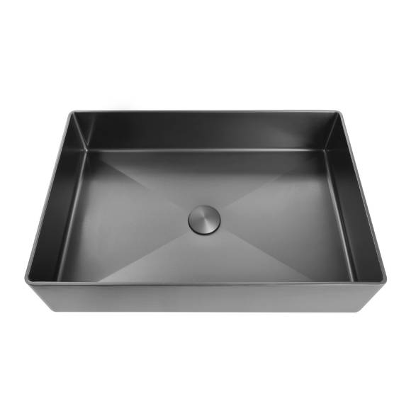 Накладная раковина AltroBagno Astro 001018 MtGr, оружейная сталь