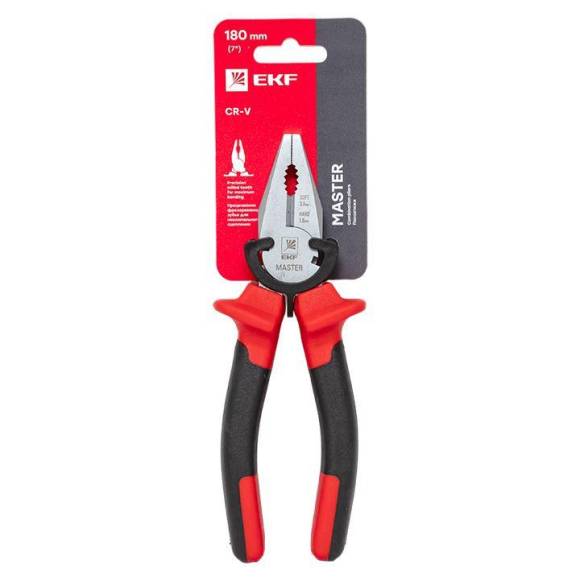 Пассатижи 180мм Master Basic EKF pas-180-mas Пассатижи 180мм Master Basic EKF pas-180-mas