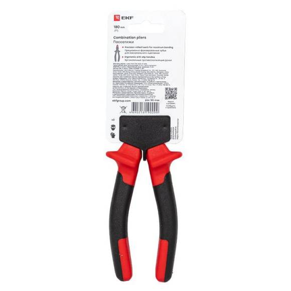 Пассатижи 180мм Master Basic EKF pas-180-mas Пассатижи 180мм Master Basic EKF pas-180-mas
