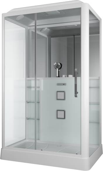 Душевая кабина Grossman GR-128 L, 135x90 см белая