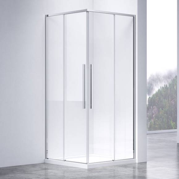 Душевой уголок Vincea Slim-N VSS-4SN9010CL 100x90, профиль хром