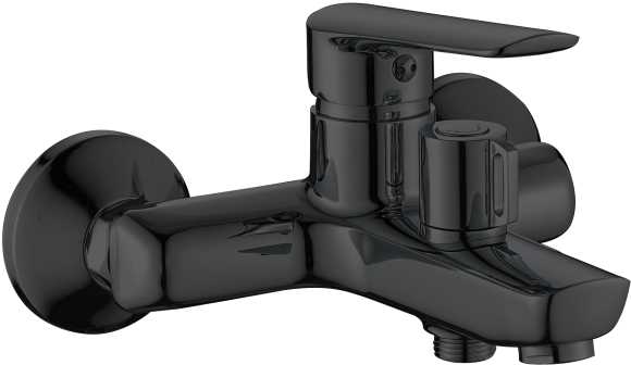 Смеситель для ванны с душем ESKO Lagos Black LG54B черный