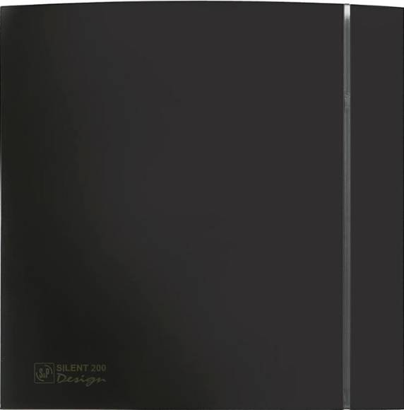 Вытяжной вентилятор Soler&Palau Design Silent 200 CZ Design-4C black 5 сменных полосок