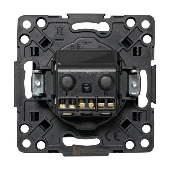 Розетка 1-м СП Стокгольм 16А с заземл. защ. шторки винтов. клеммы механизм черн. PROxima EKF EZR16-028-20 Розетка 1-м СП Стокгольм 16А с заземл. защ. шторки винтов. клеммы механизм черн. PROxima EKF EZR16-028-20