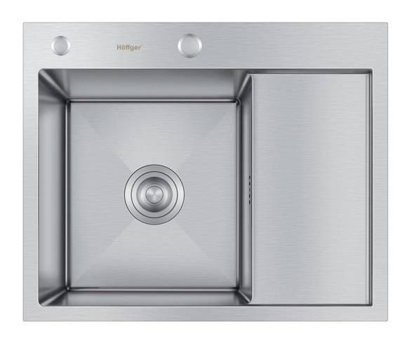 Мойка для кухни HOFFGER 5848L SATIN (Чаша слева)