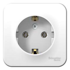 Розетка 1-м ОП Blanca 16А IP20 250В с заземл. без защ. шторок бел. SE BLNRA010101 Розетка 1-м ОП Blanca 16А IP20 250В с заземл. без защ. шторок бел. SE BLNRA010101