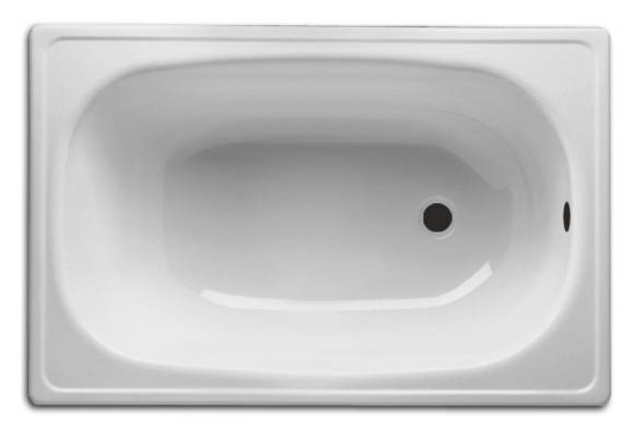 Стальная ванна BLB Europa mini B15E22001 105x70 см, пристенная, на ножках APMROBZF