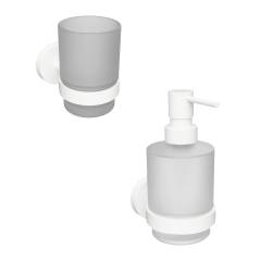Набор Стакан Bemeta White 104110014 + Дозатор 104109104