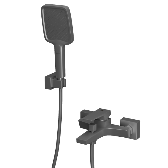 Смеситель для ванны с душем Rush Thira TR3635-44Grey графит