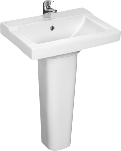 Раковина Santeri Орион на одно отверстие, с пьедесталом