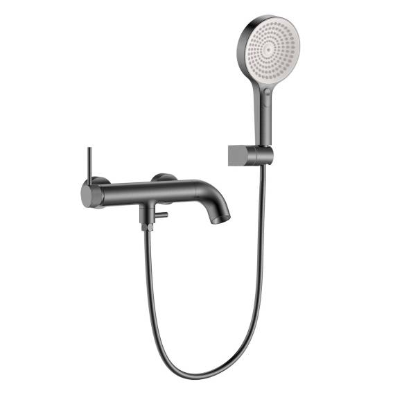 Смеситель для ванны с душем Elghansa Radiant XQ 2347181 gun metal