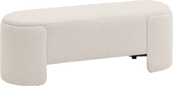 Банкетка Stool Group Taks 115 букле белый