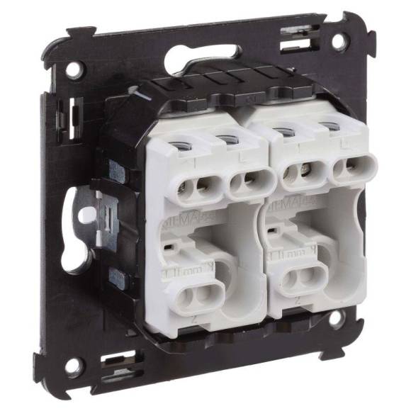 Выключатель 2-кл. 2мод. СП Avanti "Белое облако" 16А IP20 бел. DKC 4400104 Выключатель 2-кл. 2мод. СП Avanti "Белое облако" 16А IP20 бел. DKC 4400104