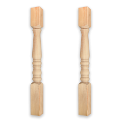 Столб точеный СТ2-100, 100 * 100 * 1100 мм сорт Экстра. D3 сосна Арелан