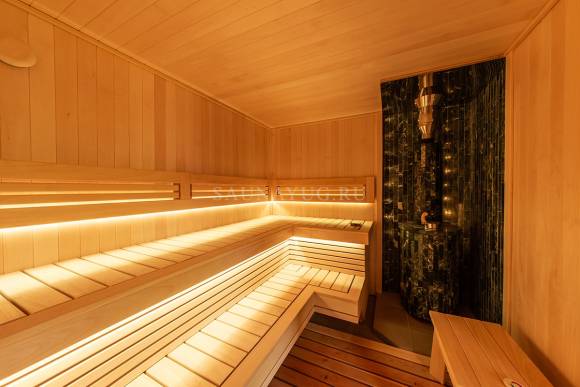 Полок Осина Экстра (22х80) L-2.8 м для бани и сауны Ш