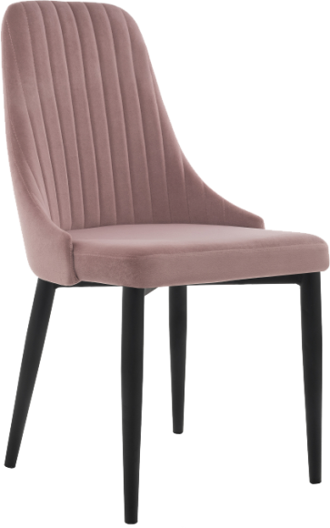 Стул Woodville Kora light purple, ножки black