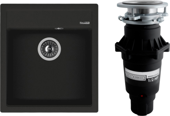 Комплект Мойка Florentina Липси 460 антрацит + Измельчитель Bone Crusher BC 810-SL Slim Line Комплект Мойка Florentina Липси 460 антрацит + Измельчитель Bone Crusher BC 810-SL Slim Line