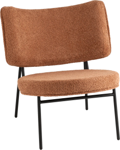 Кресло Stool Group District Lounge букле терракотовый