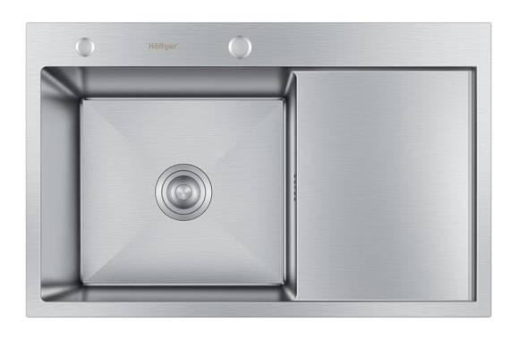 Мойка для кухни HOFFGER 7850L SATIN (Чаша слева)