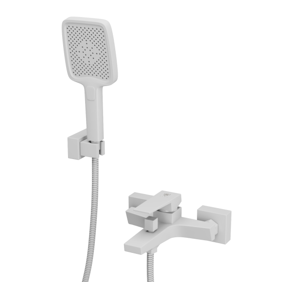 Смеситель для ванны с душем Rush Thira TR3635-44White матовый белый