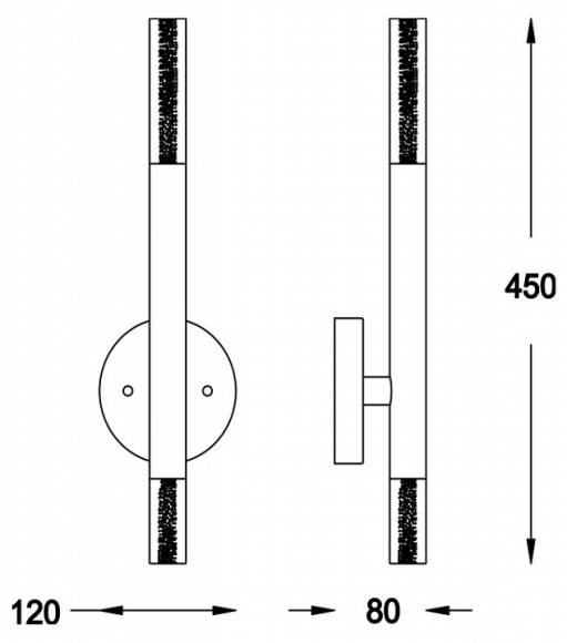 Бра Zumaline Loya W0461-02E-F4F4 Бра Zumaline Loya W0461-02E-F4F4