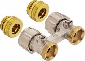Узел нижнего подключения Oventrop Multiflex F 1/2"HPx3/4"HP прямой