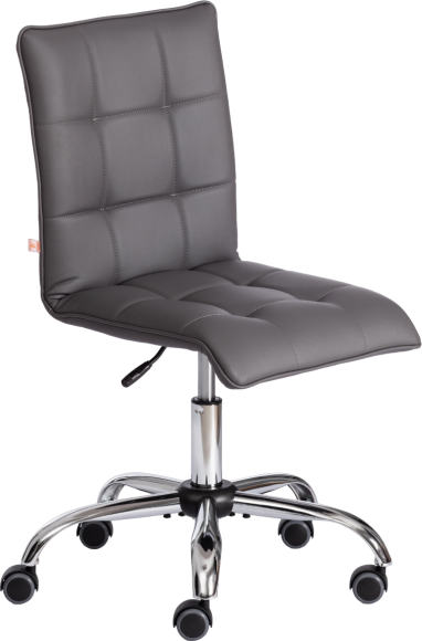 Компьютерное кресло TetChair Zero, искусственная кожа металлик 36