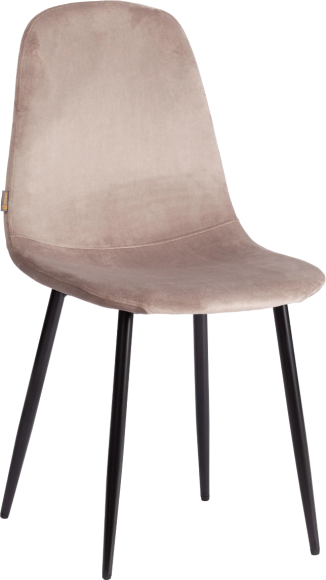 Комплект стульев TetChair Модерн Breeze (mod. JSC-58), велюр coffee HLR9, ножки черные, 4 шт.