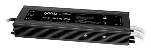 Блок питания с проводом Gauss 202022400 Блок питания с проводом Gauss 202022400