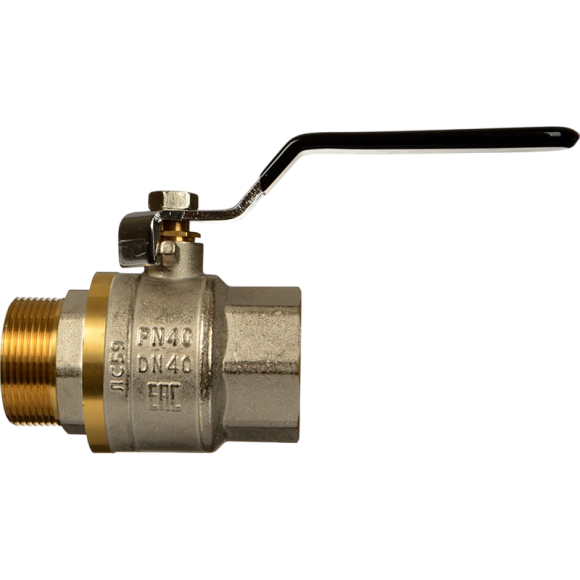 Шаровой кран TeRma CB 30232 1 1/2", вн-нар, ручка рычаг