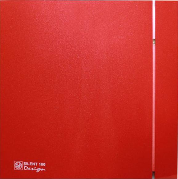 Вытяжной вентилятор Soler&Palau Design Silent 100 CZ Design-4C red 5 сменных полосок