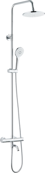 Душевая стойка Olive'S Termo 34511TM с термостатом, хром