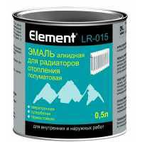 Элемент LR-015 Эмаль алкидная 0,5л для радиаторов полуматовая